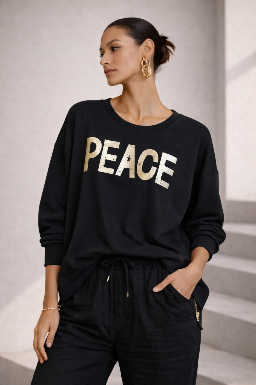 Polerón Peace Negro