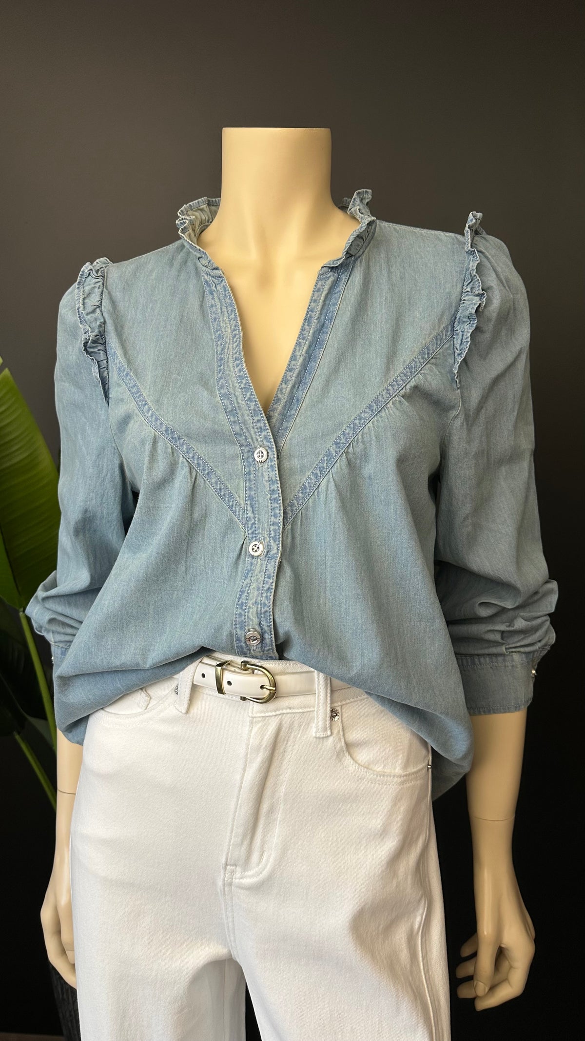 Blusa Tencel Romántica