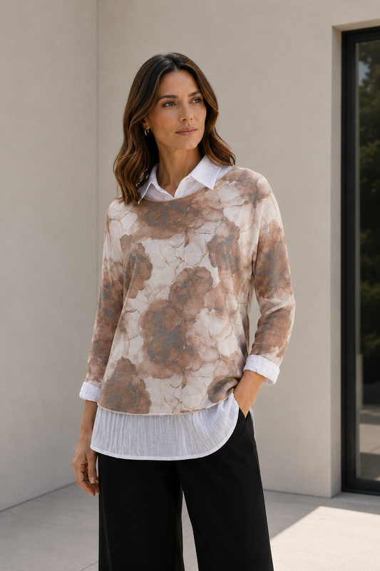 Sweater Bloom Tostado