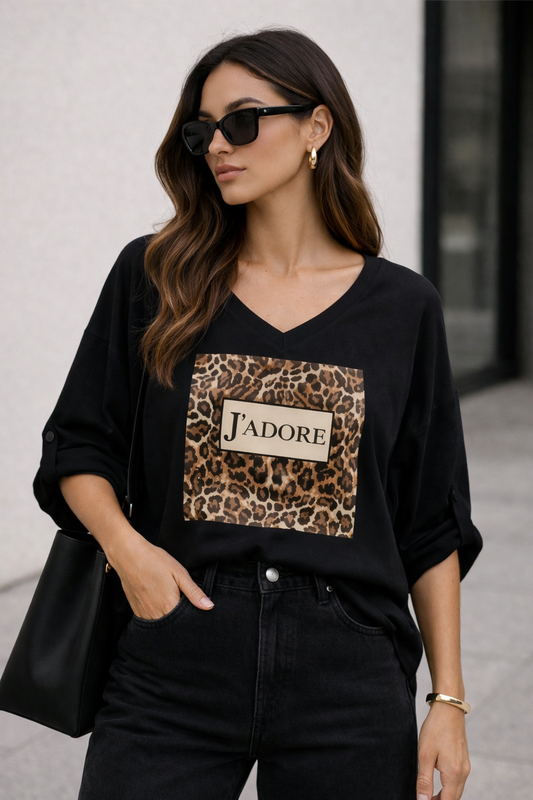 Polera J’ Adore Negro