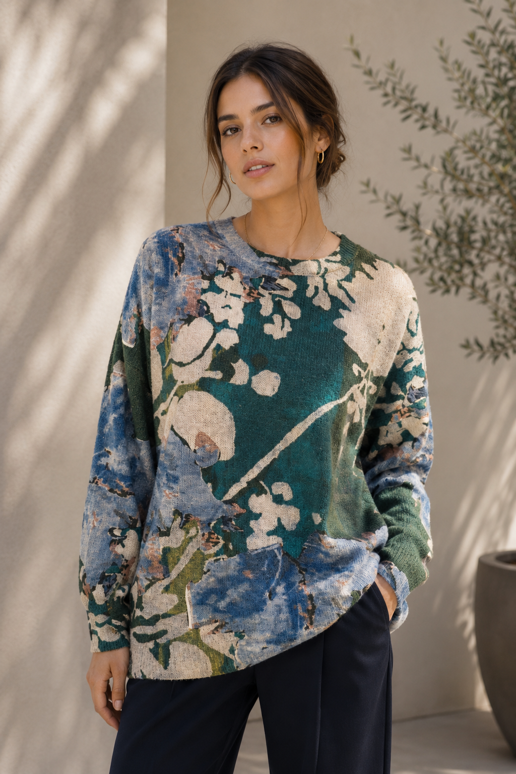 Sweater Tipo Angora Orchid