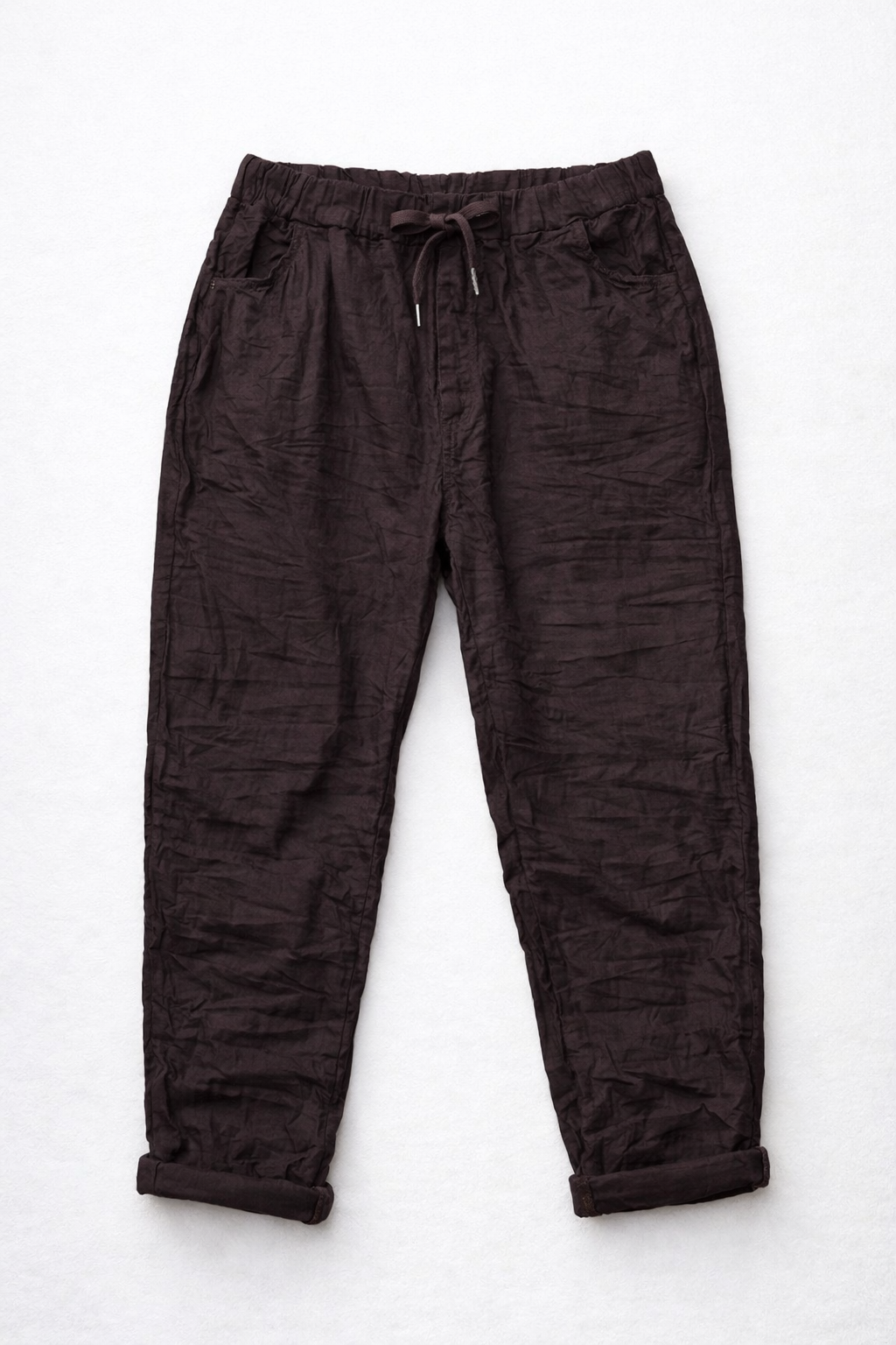 Jogger Gabardina Corrugada Chocolate