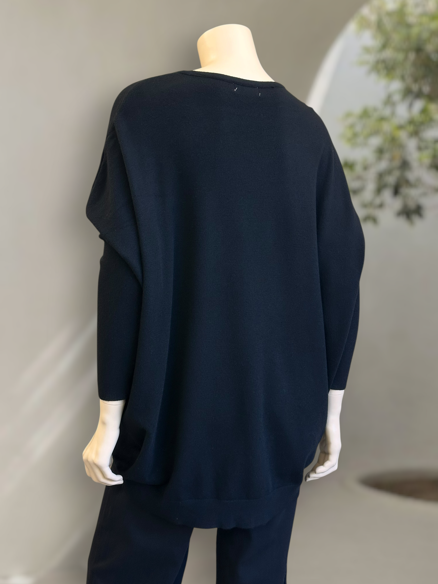Sweater Camelia Negro