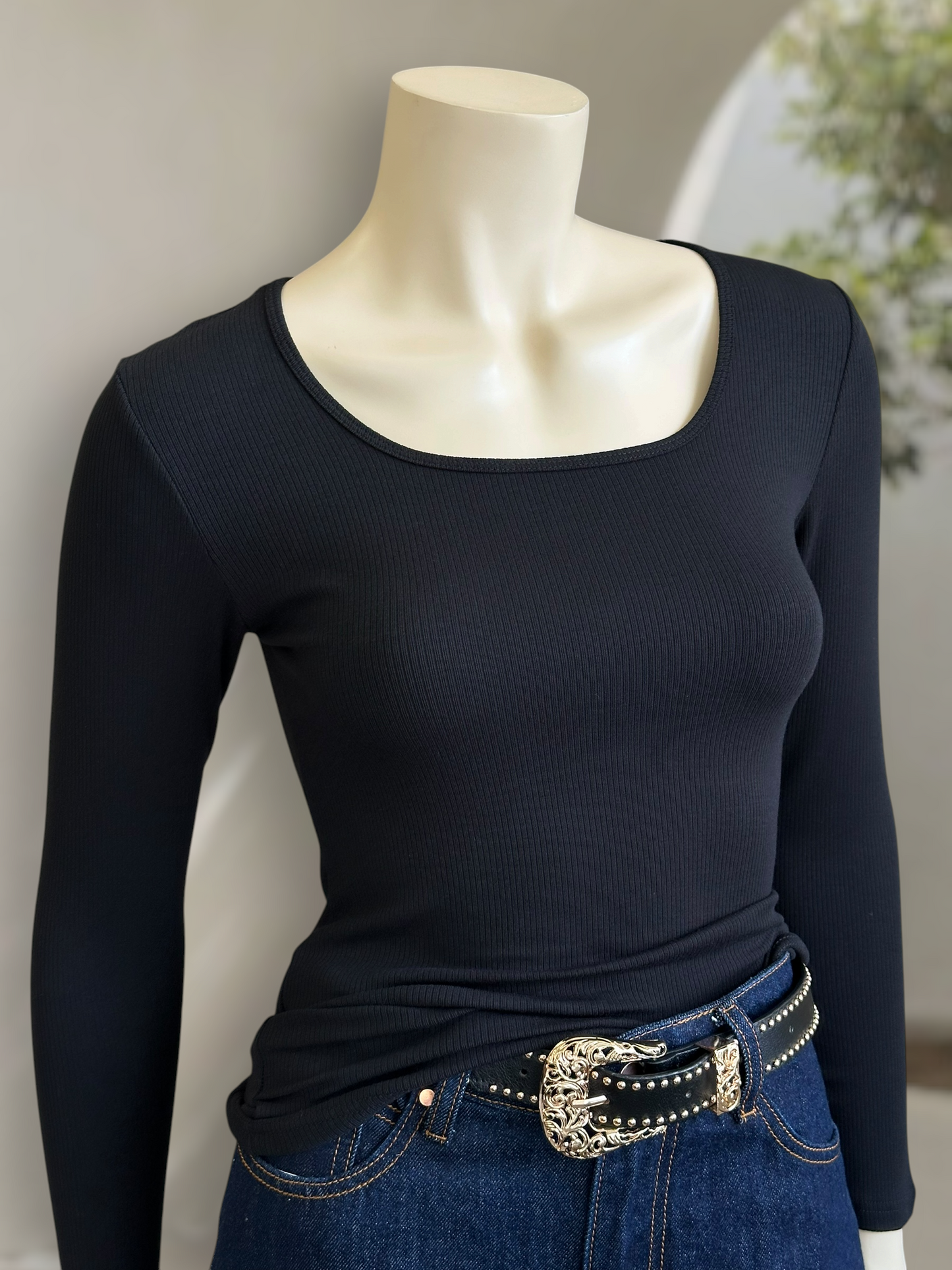 Polera Siena Soft Touch Negro