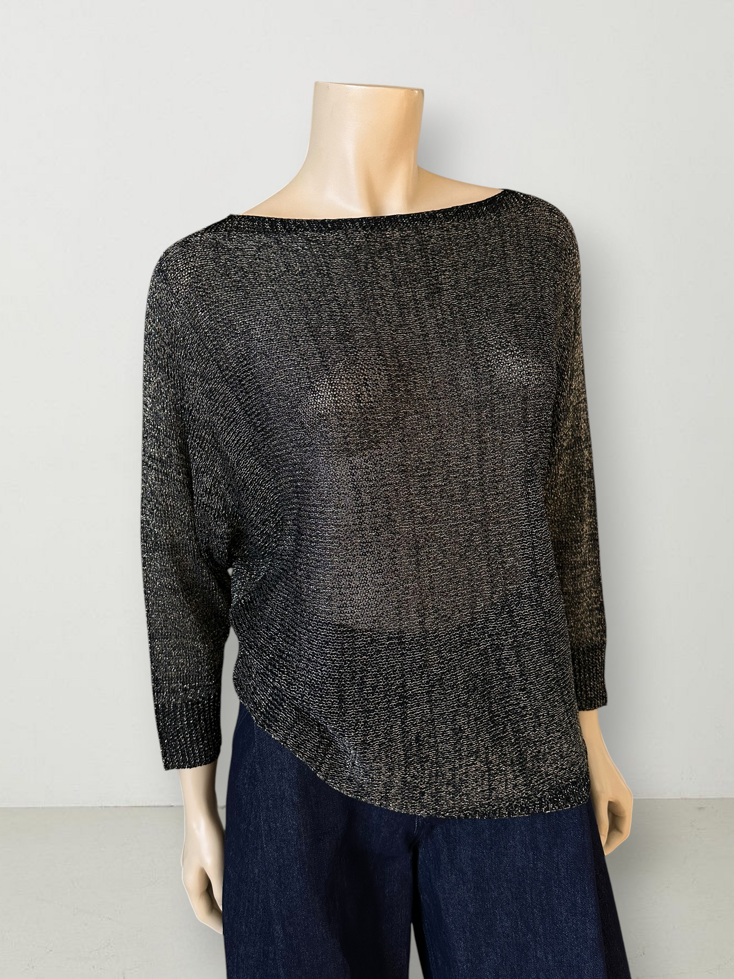 Sweater Hilo Lurex Negro