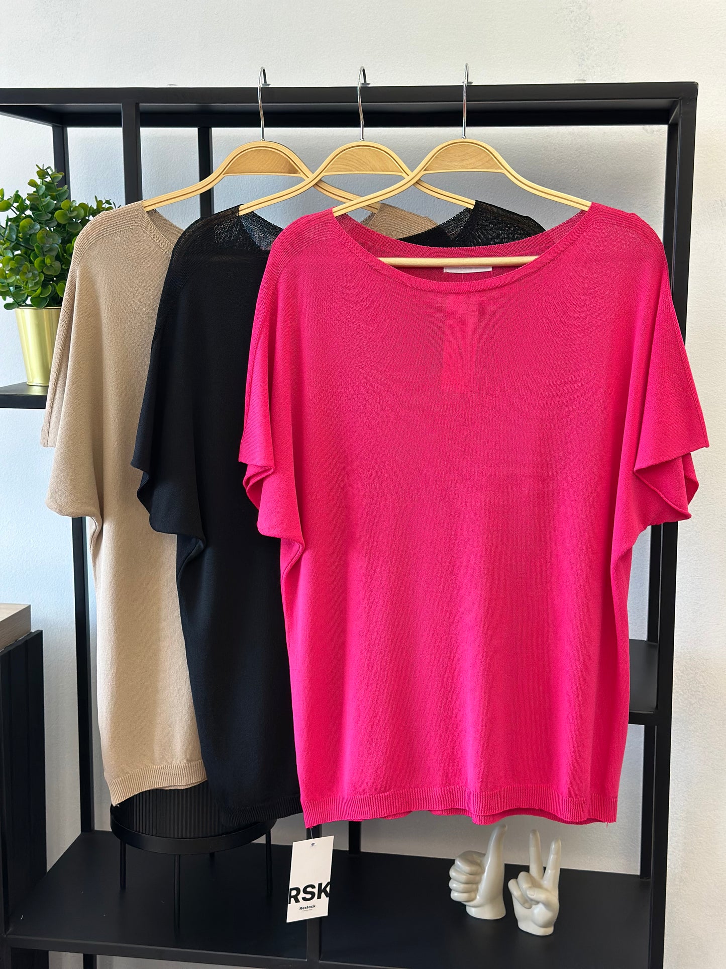 Polera Hilo Italiana Magenta