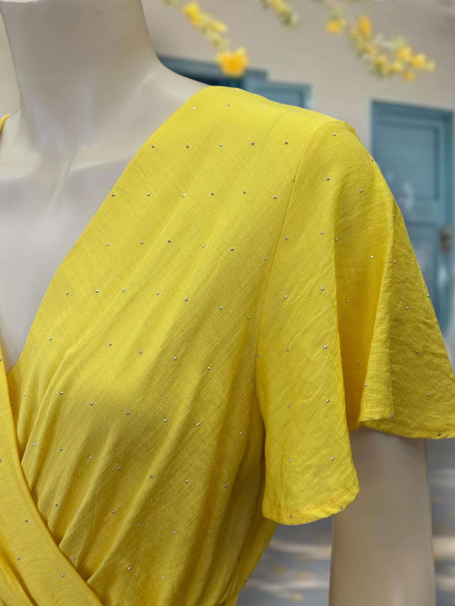 Enterito Brillos Amarillo