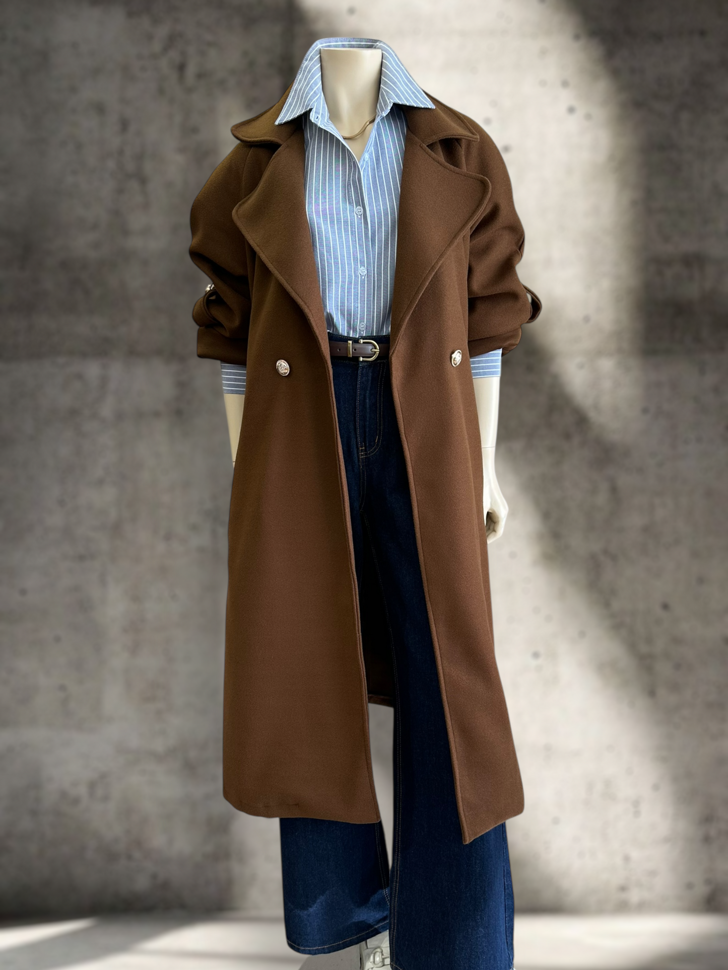 Abrigo Italiano Firenze Chocolate