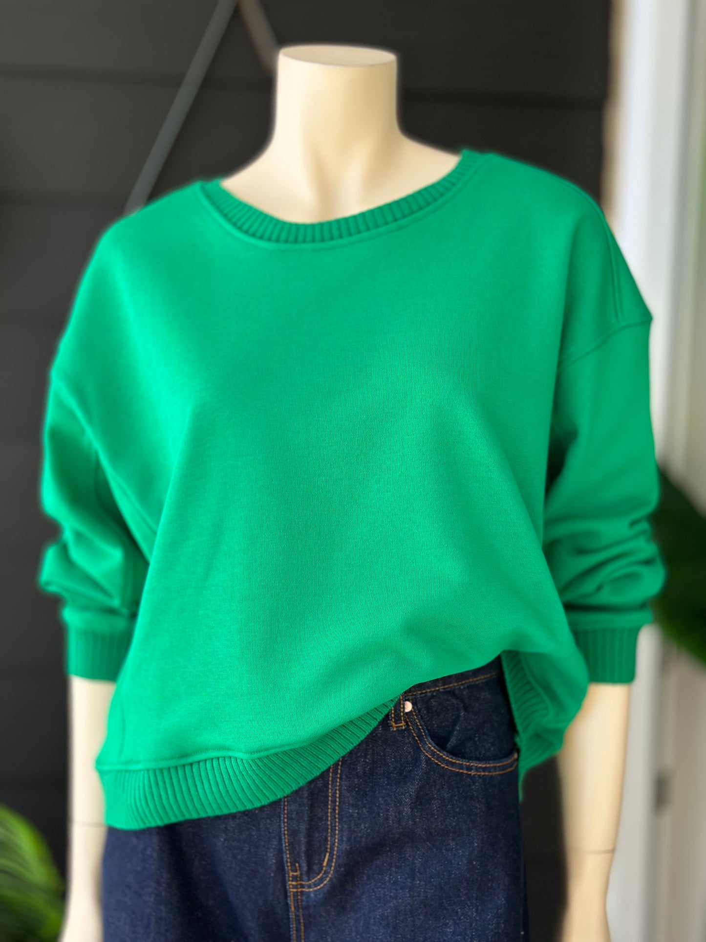 Polerón Oversize Verde