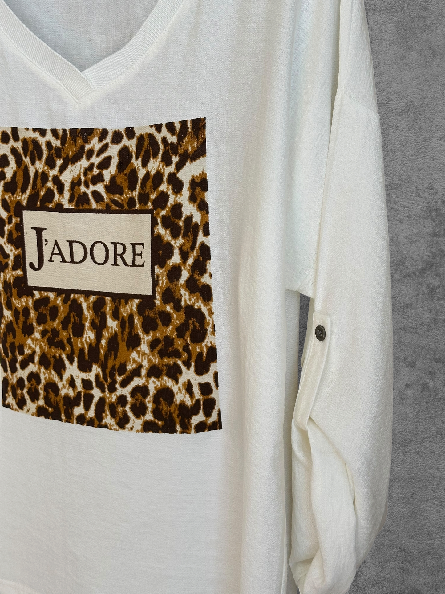 Polera J’ Adore Blanco Natural