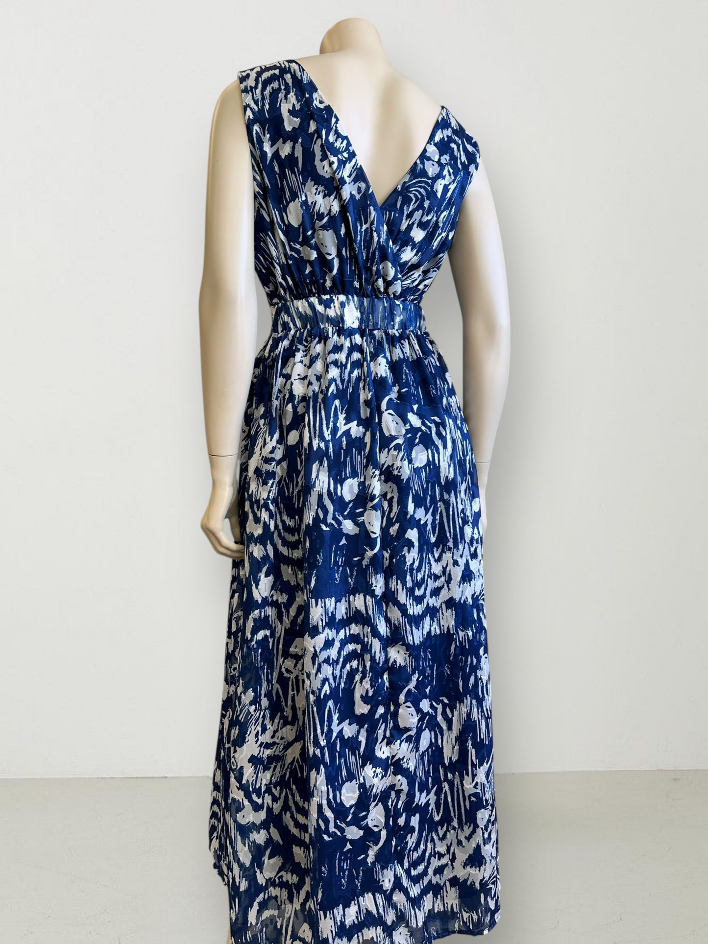 Vestido Estampado Azul