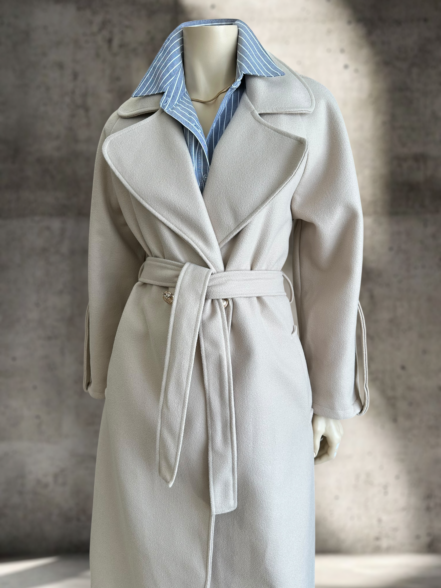 Abrigo Italiano Firenze Beige