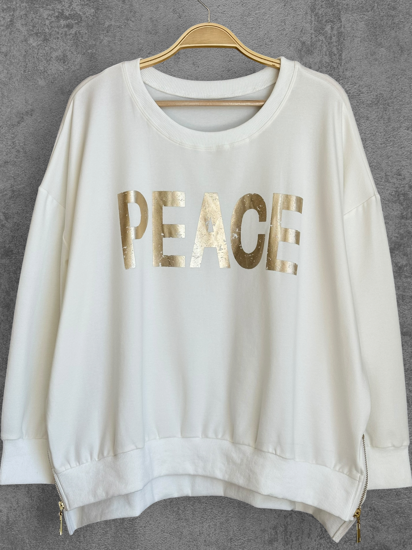 Polerón Peace Blanco