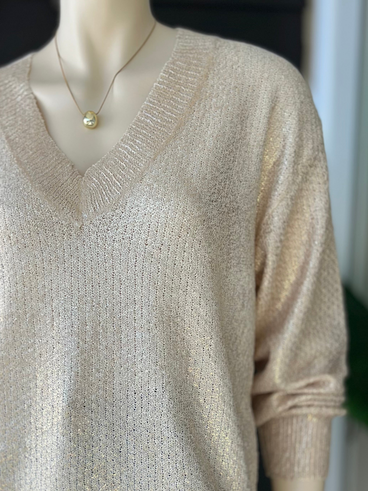 Sweater Oversize Italia Beige