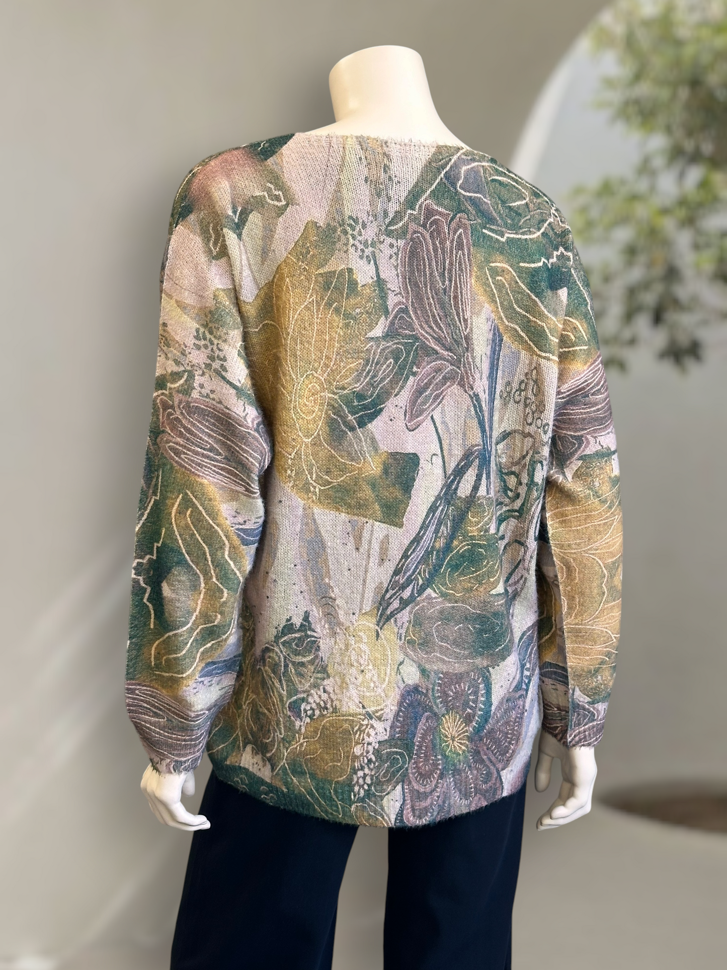 Sweater Garden Verde Mix