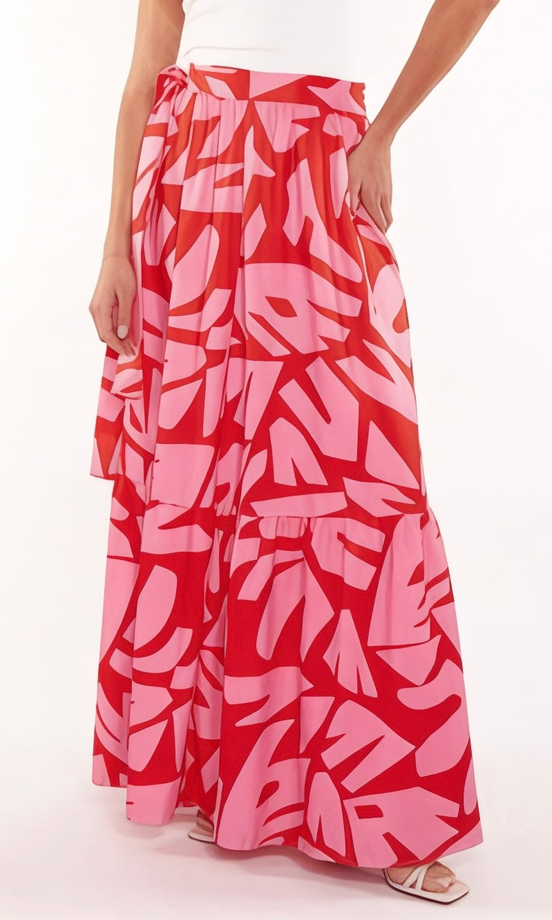 Falda Envolvente Rojo