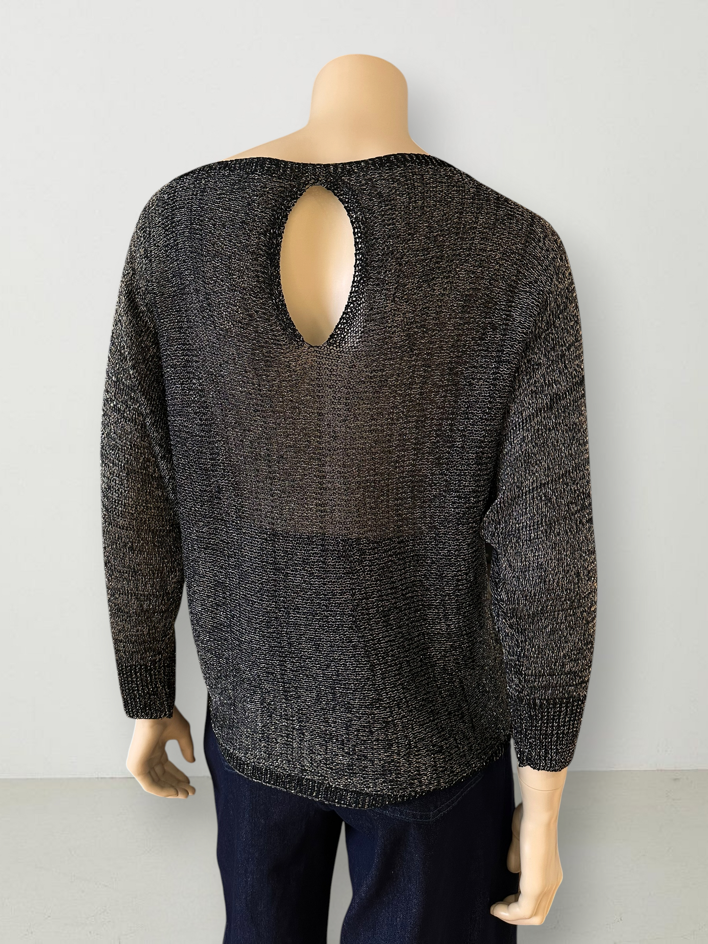 Sweater Hilo Lurex Negro