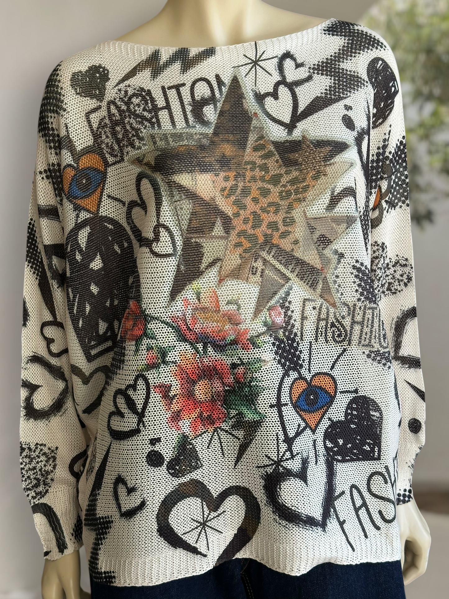 Sweater Estampado Italiano Fashion