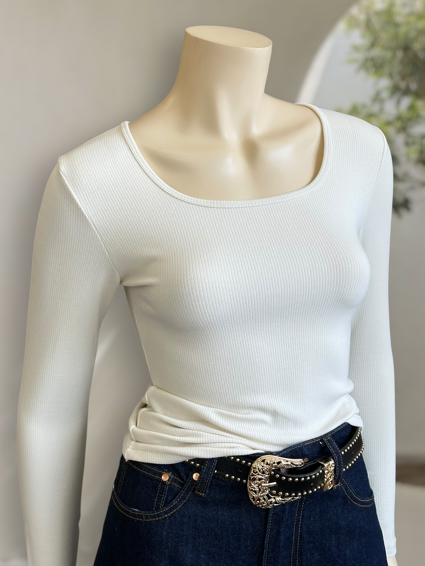 Polera Siena Soft Touch Marfil