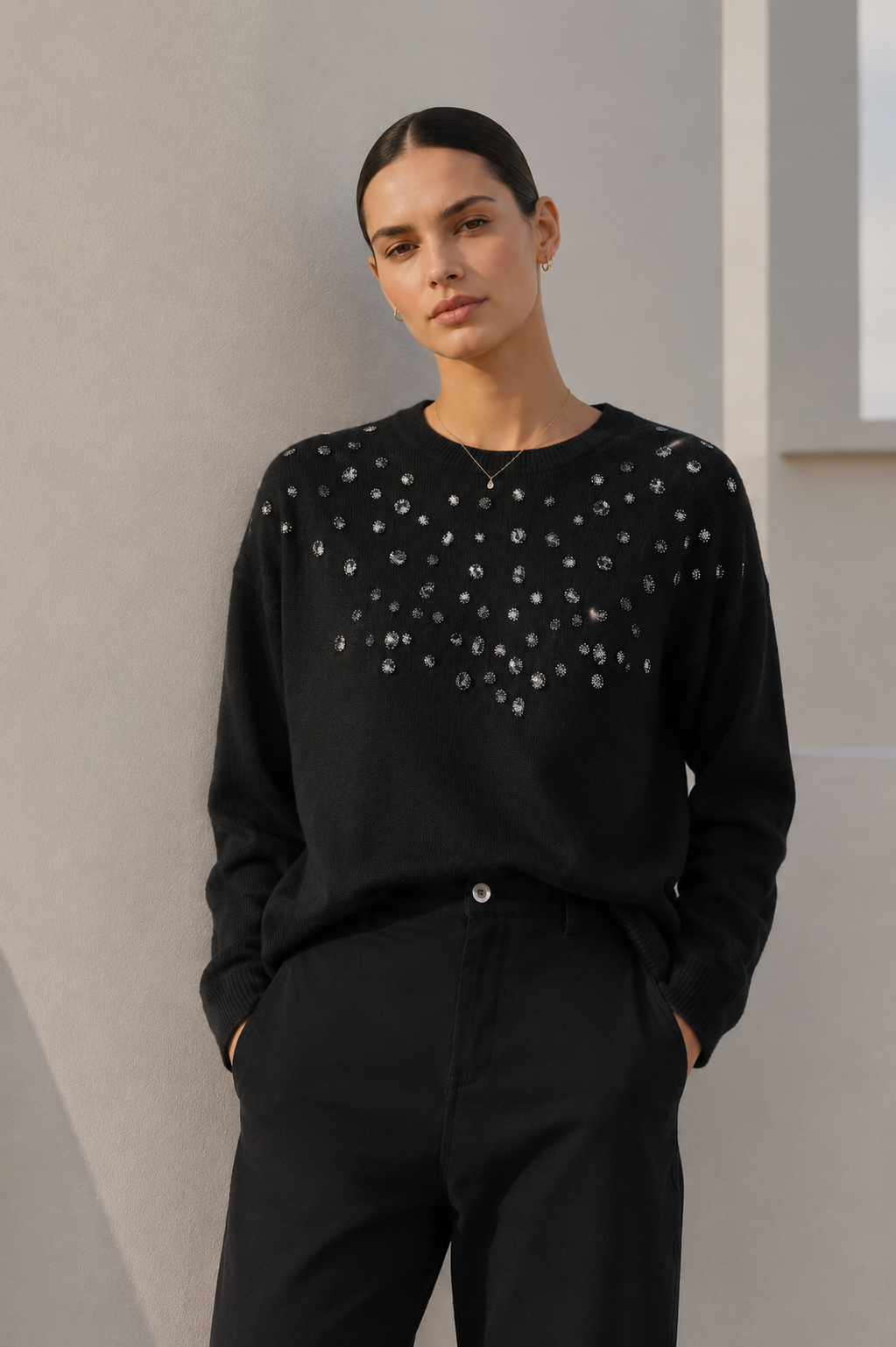 Sweater Shine Negro