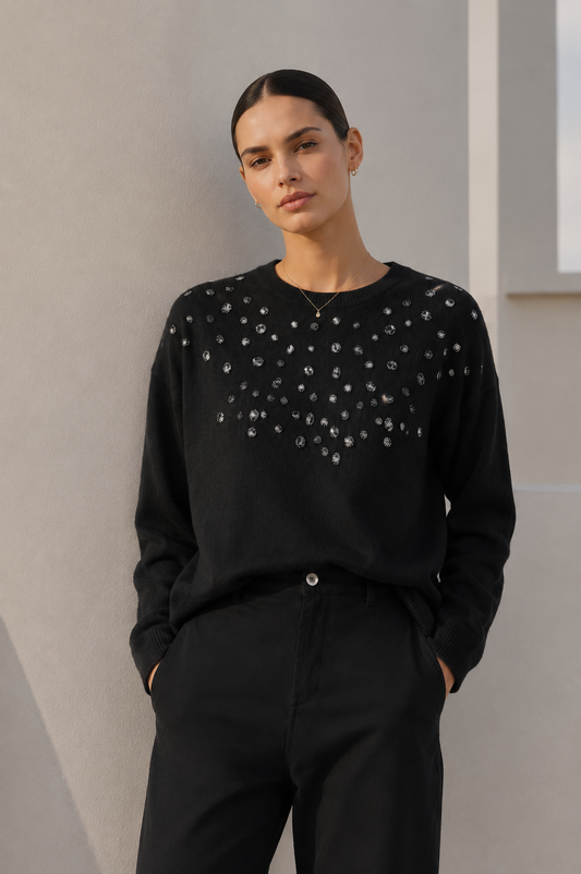 Sweater Shine Negro