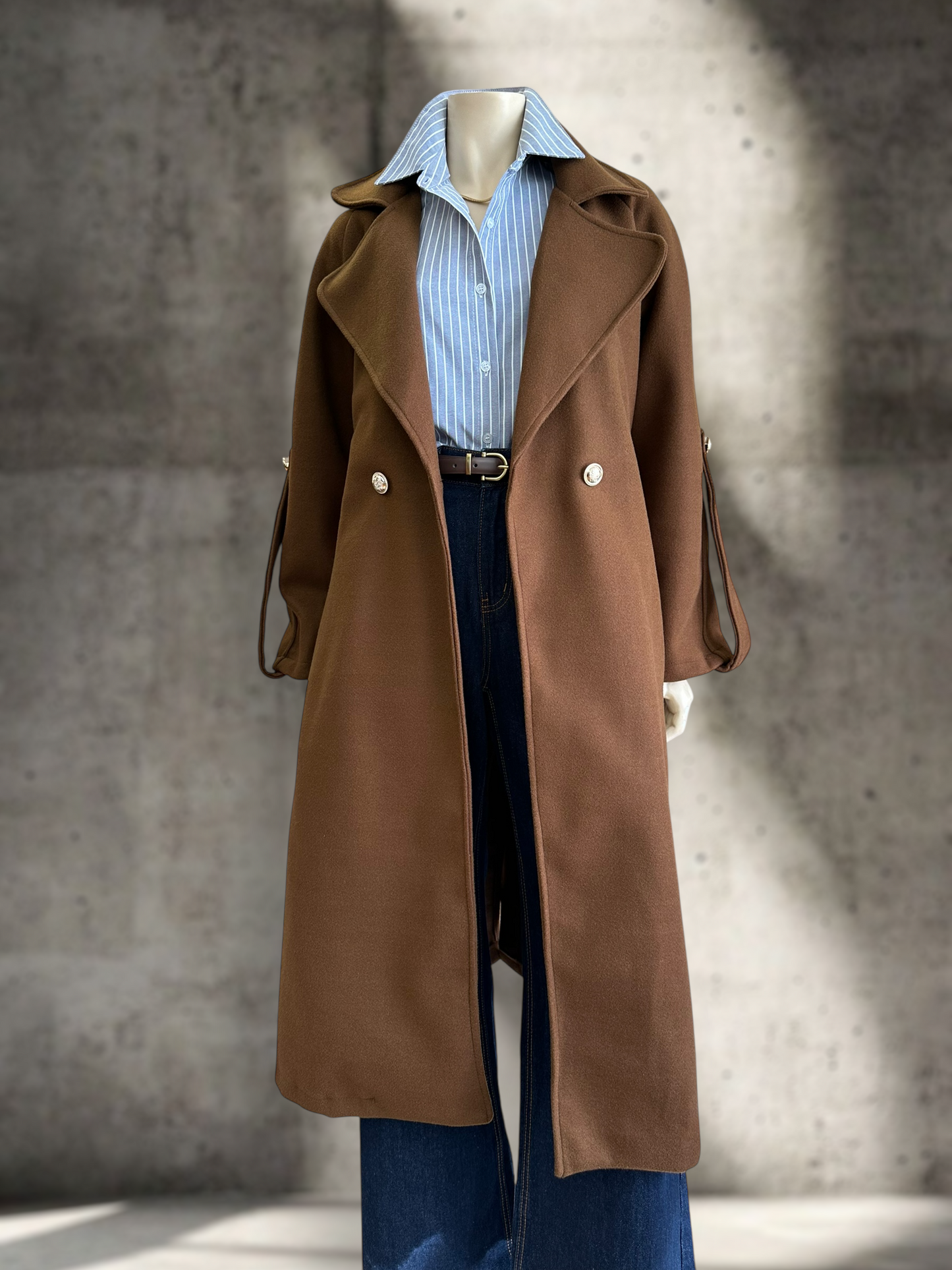 Abrigo Italiano Firenze Chocolate