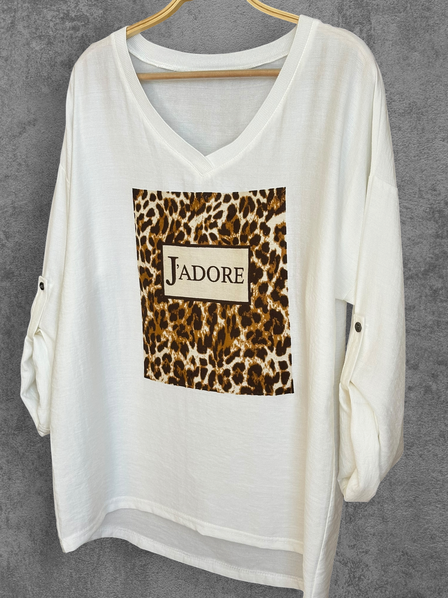 Polera J’ Adore Blanco Natural