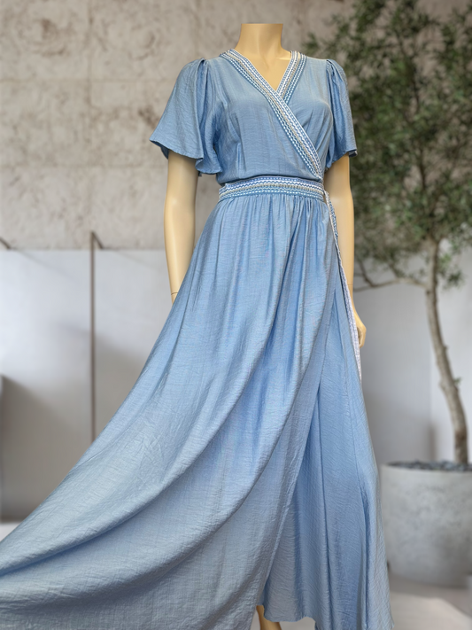 Vestido Cruzado Rayón