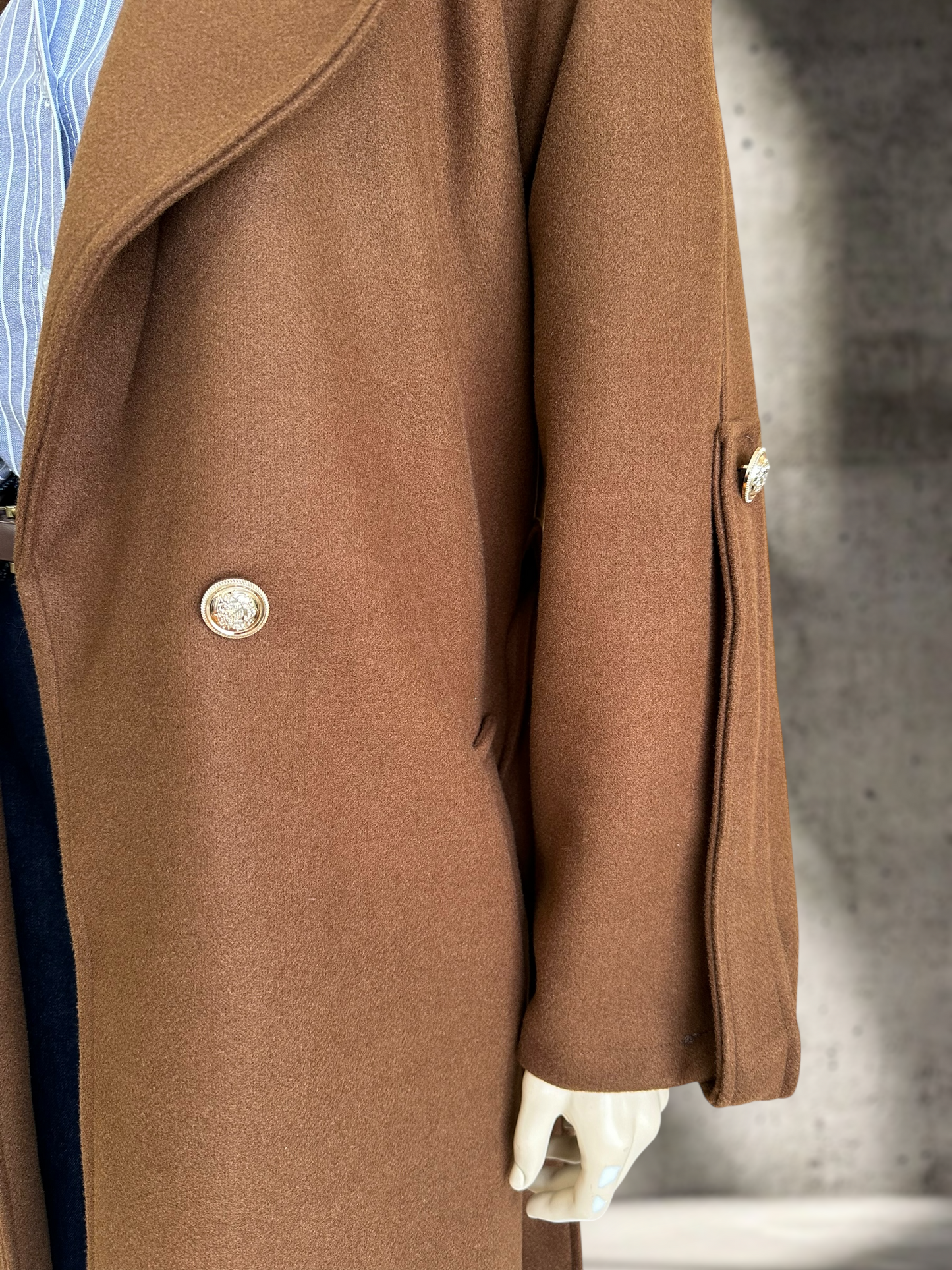 Abrigo Italiano Firenze Chocolate