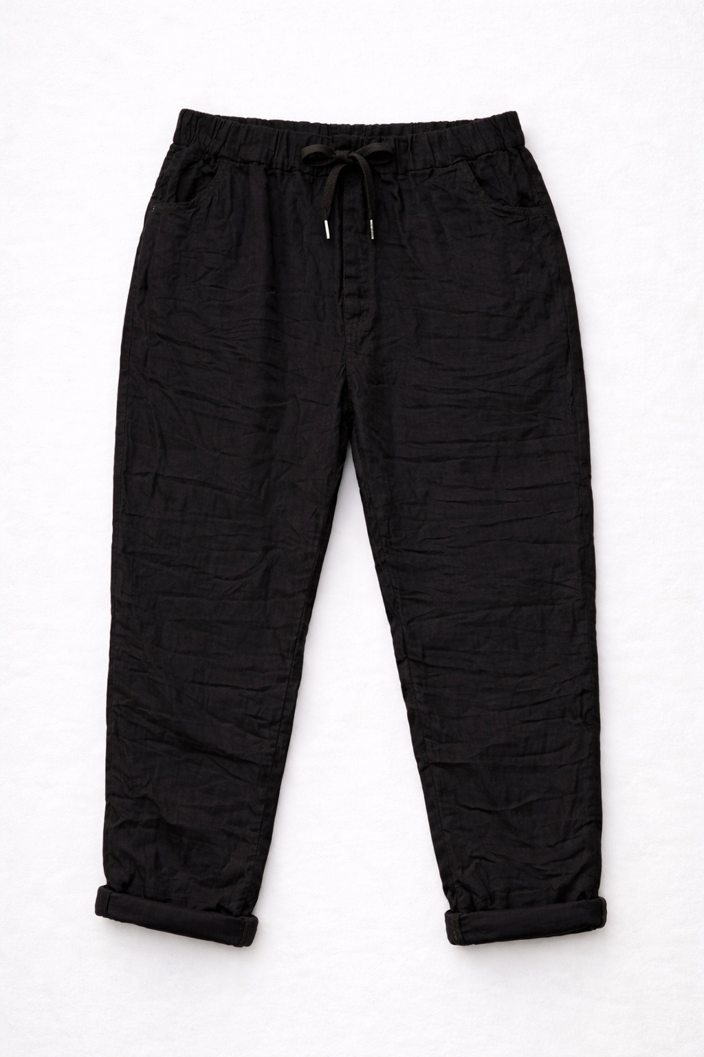 Jogger Gabardina Corrugada Negro