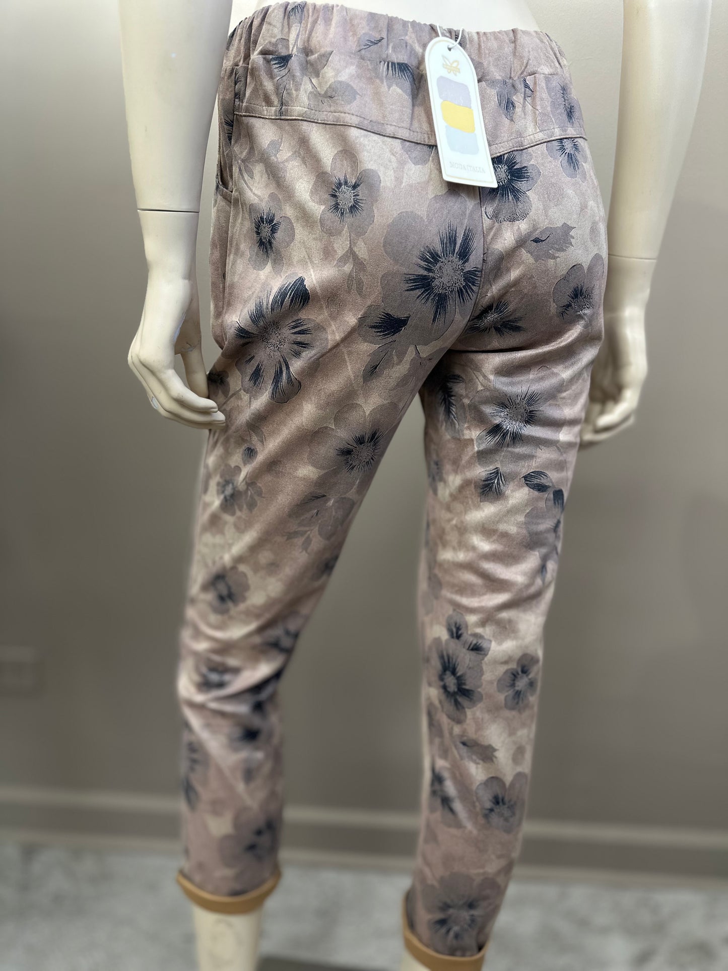 Jogger Símil Gamuza Elasticado Palo Rosa