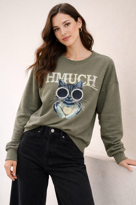 Polerón Cat Shine Verde