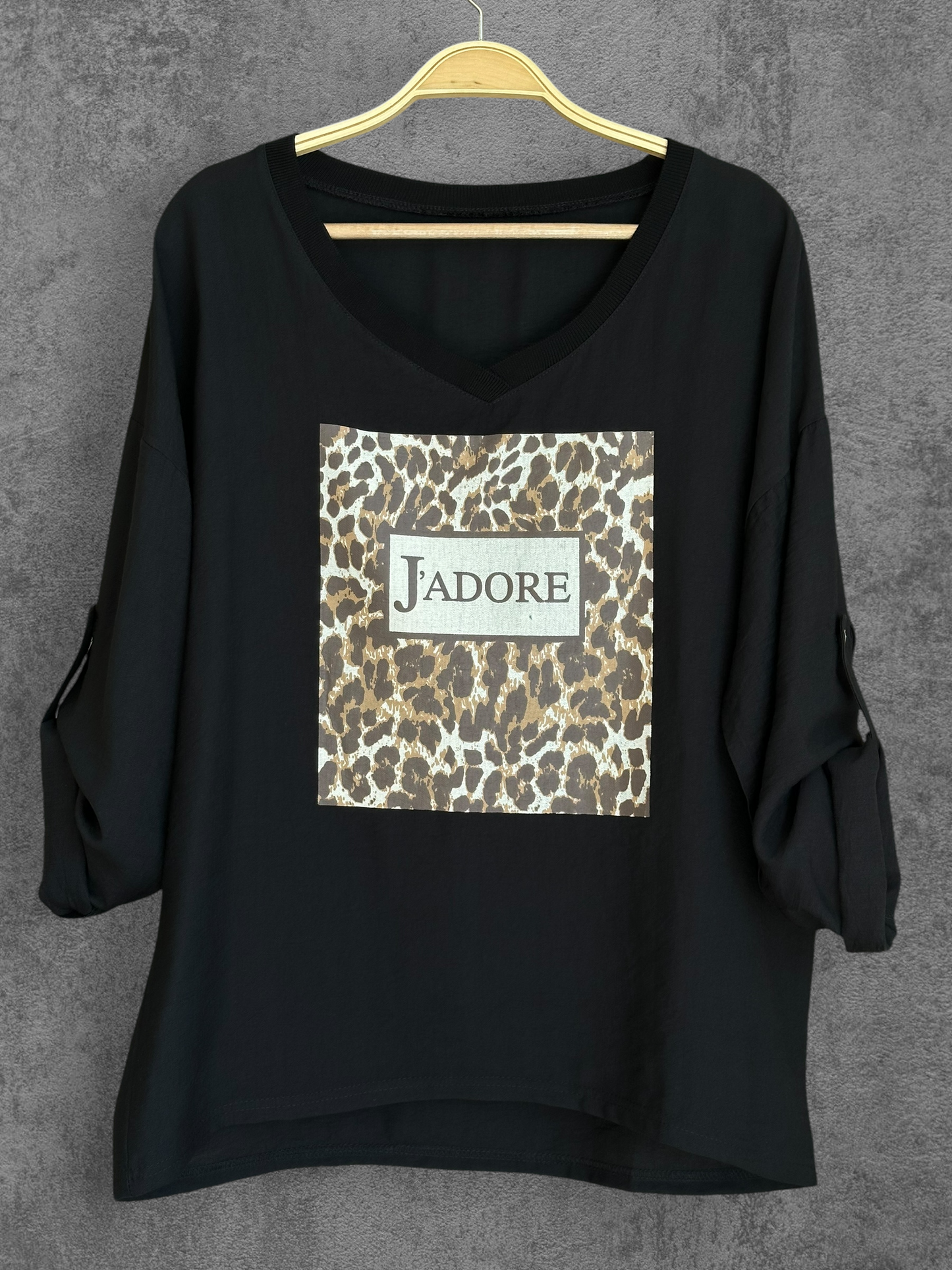 Polera J’ Adore Negro