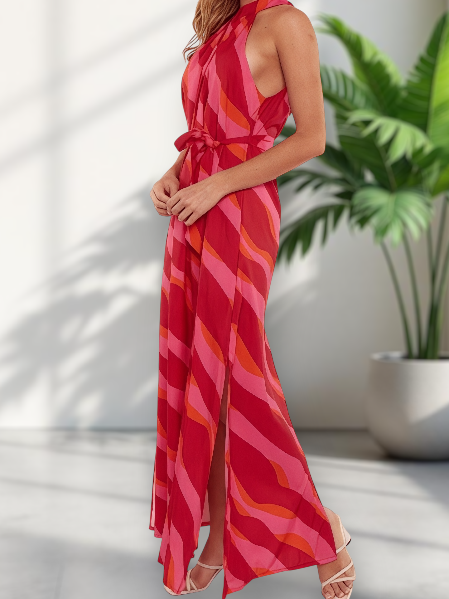 Vestido Gala Sunset Rojo