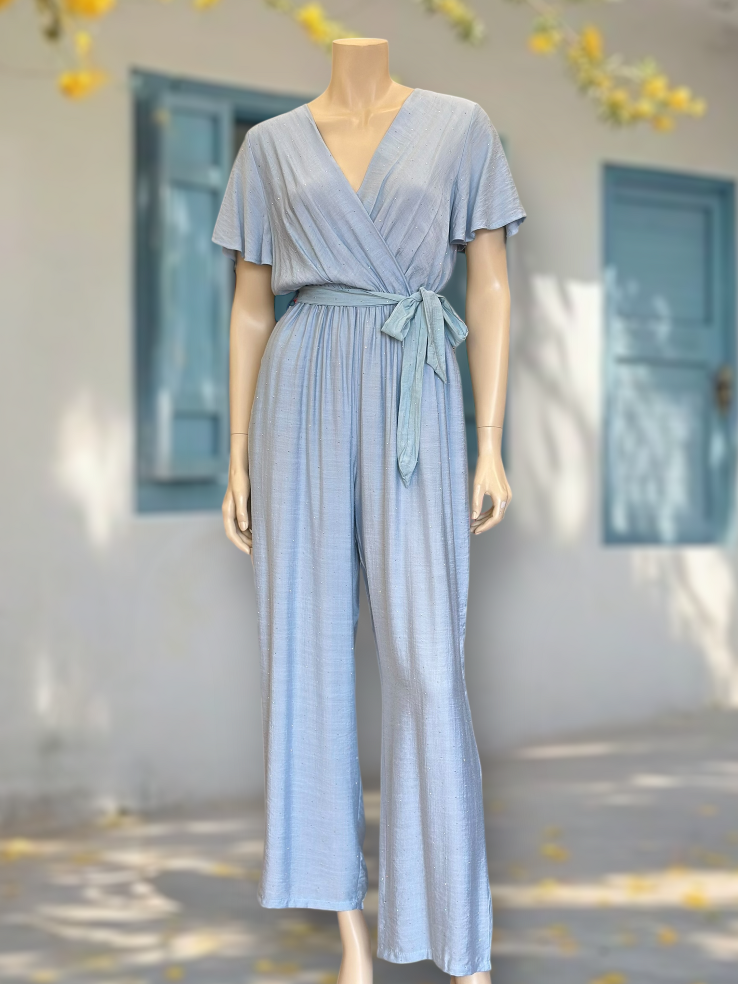 Enterito brillos Celeste