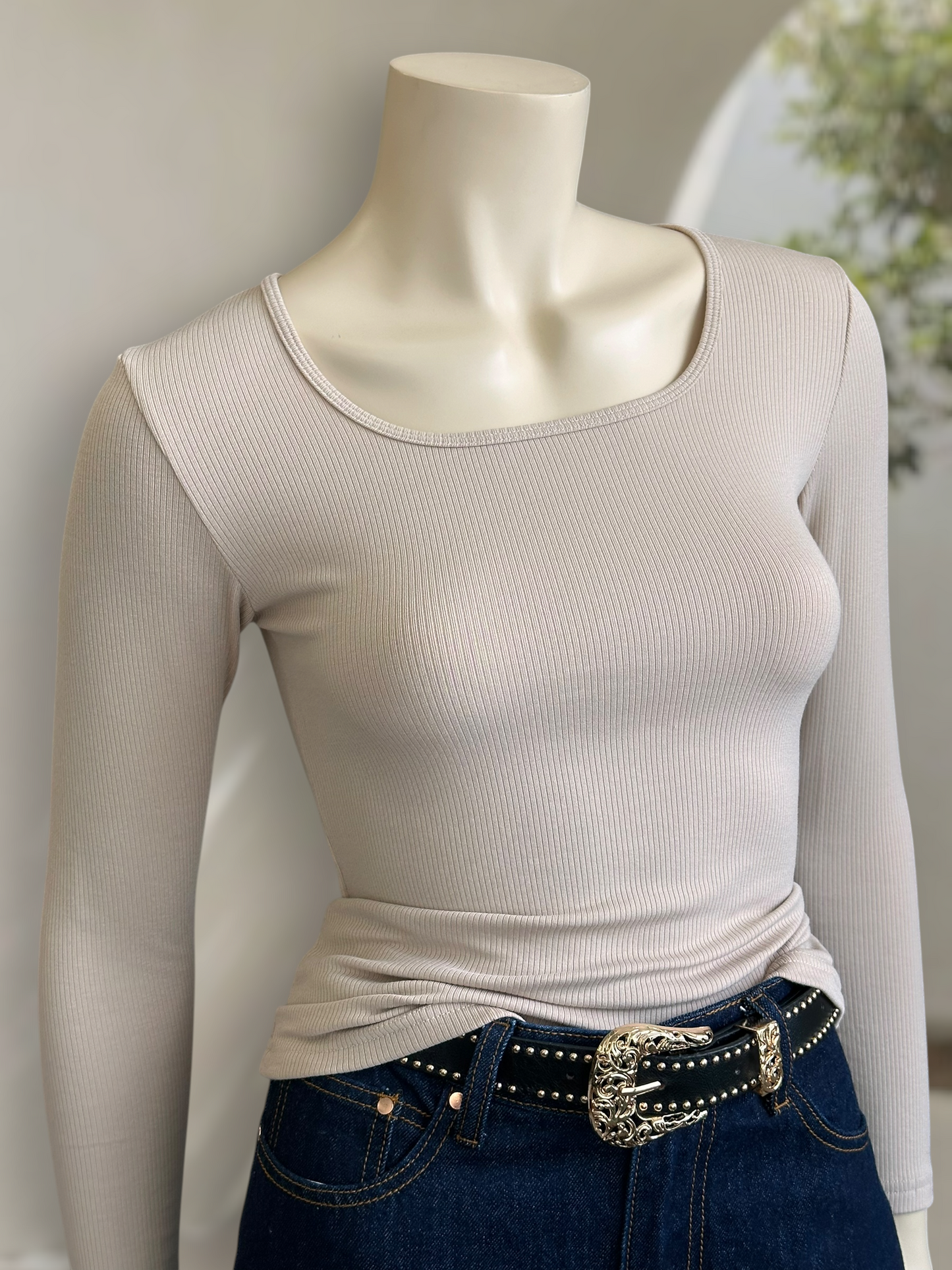 Polera Siena Soft Touch Beige