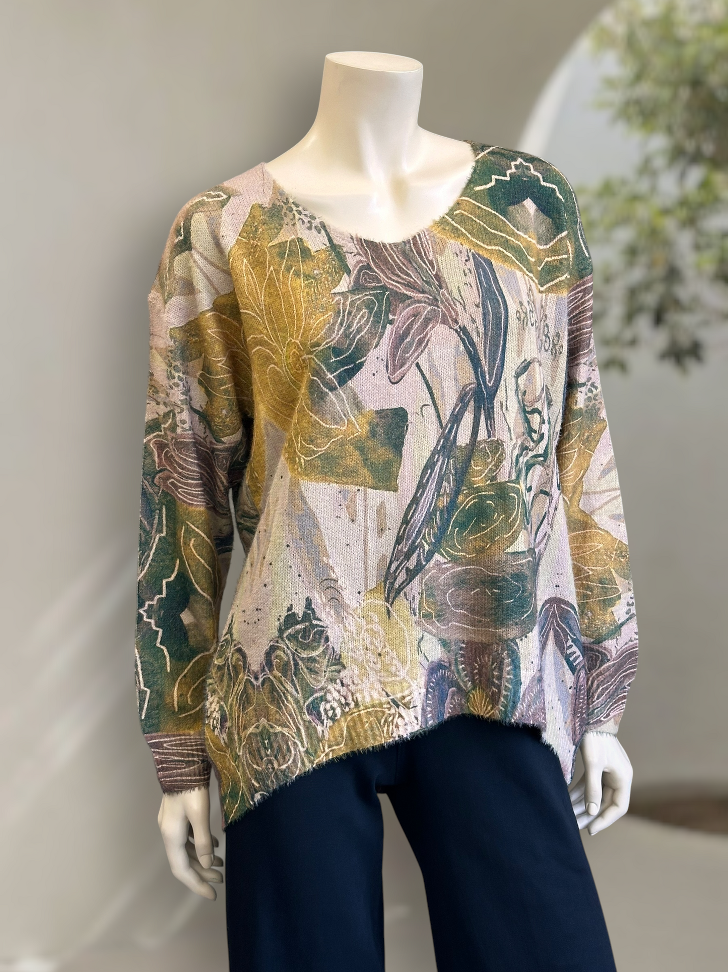 Sweater Garden Verde Mix