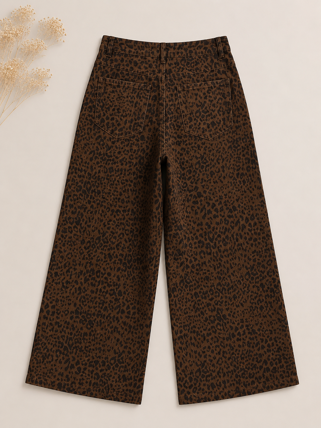 Jeans Leopardo Café Tostado