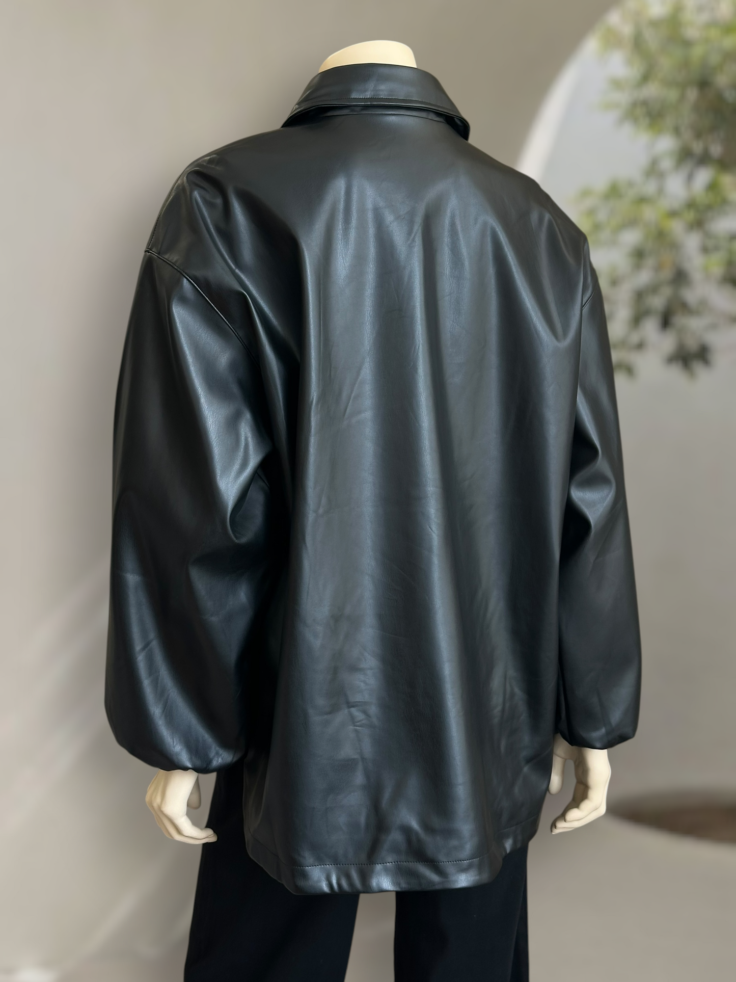 Chaqueta Venezia Leather Touch Negro