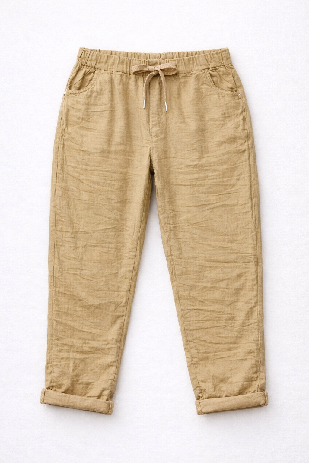 Jogger Gabardina Corrugada Camel