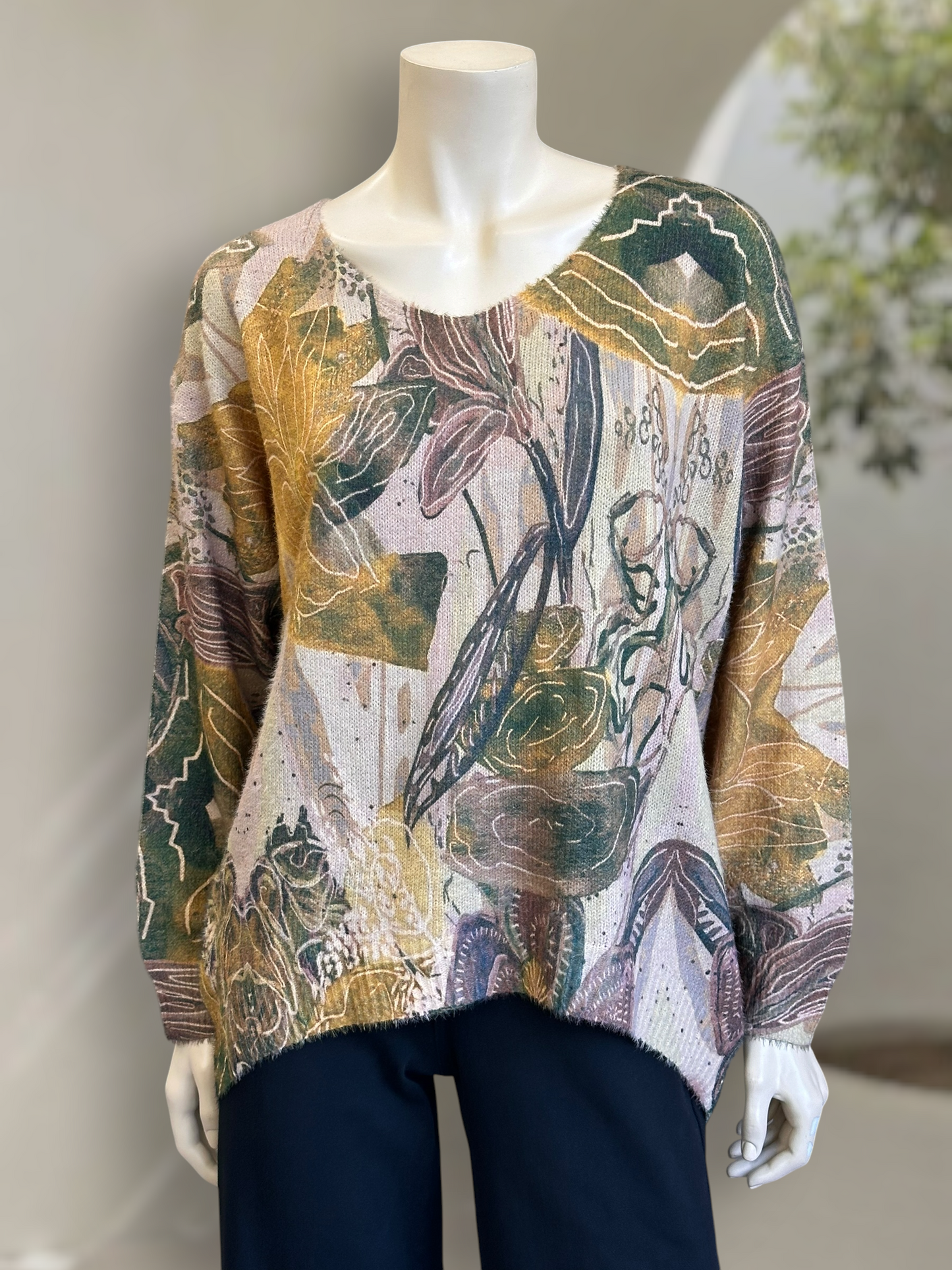 Sweater Garden Verde Mix