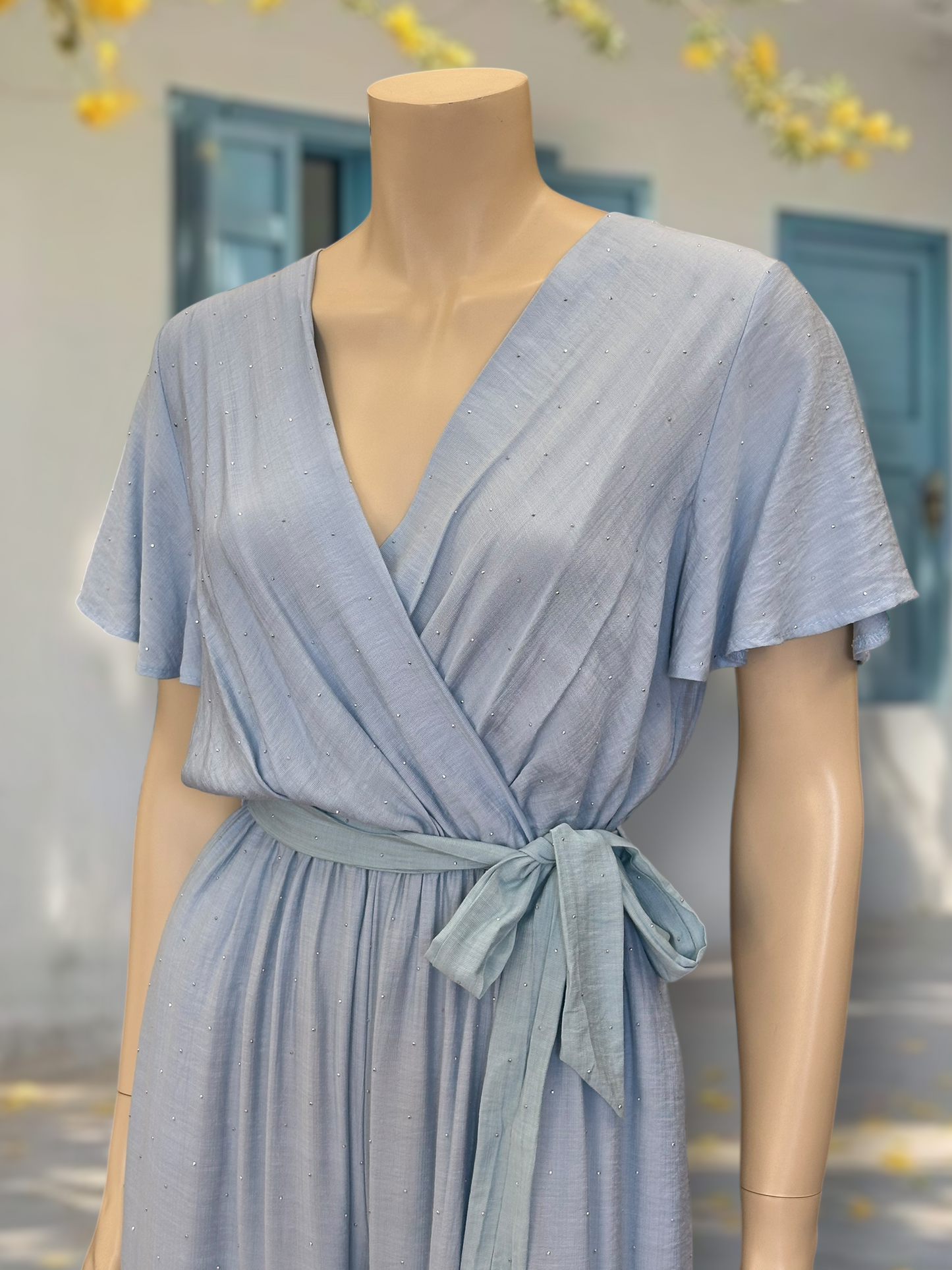 Enterito brillos Celeste