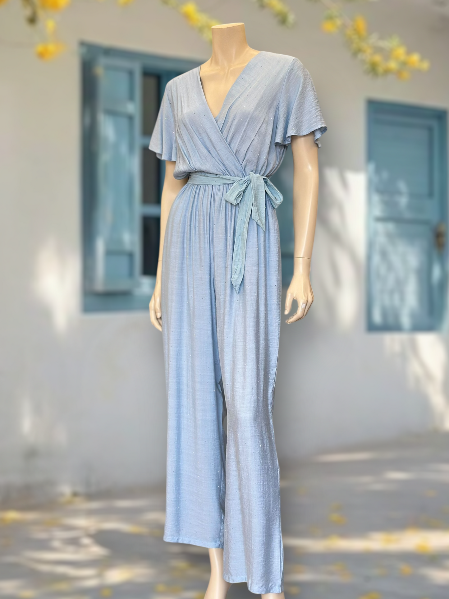 Enterito brillos Celeste