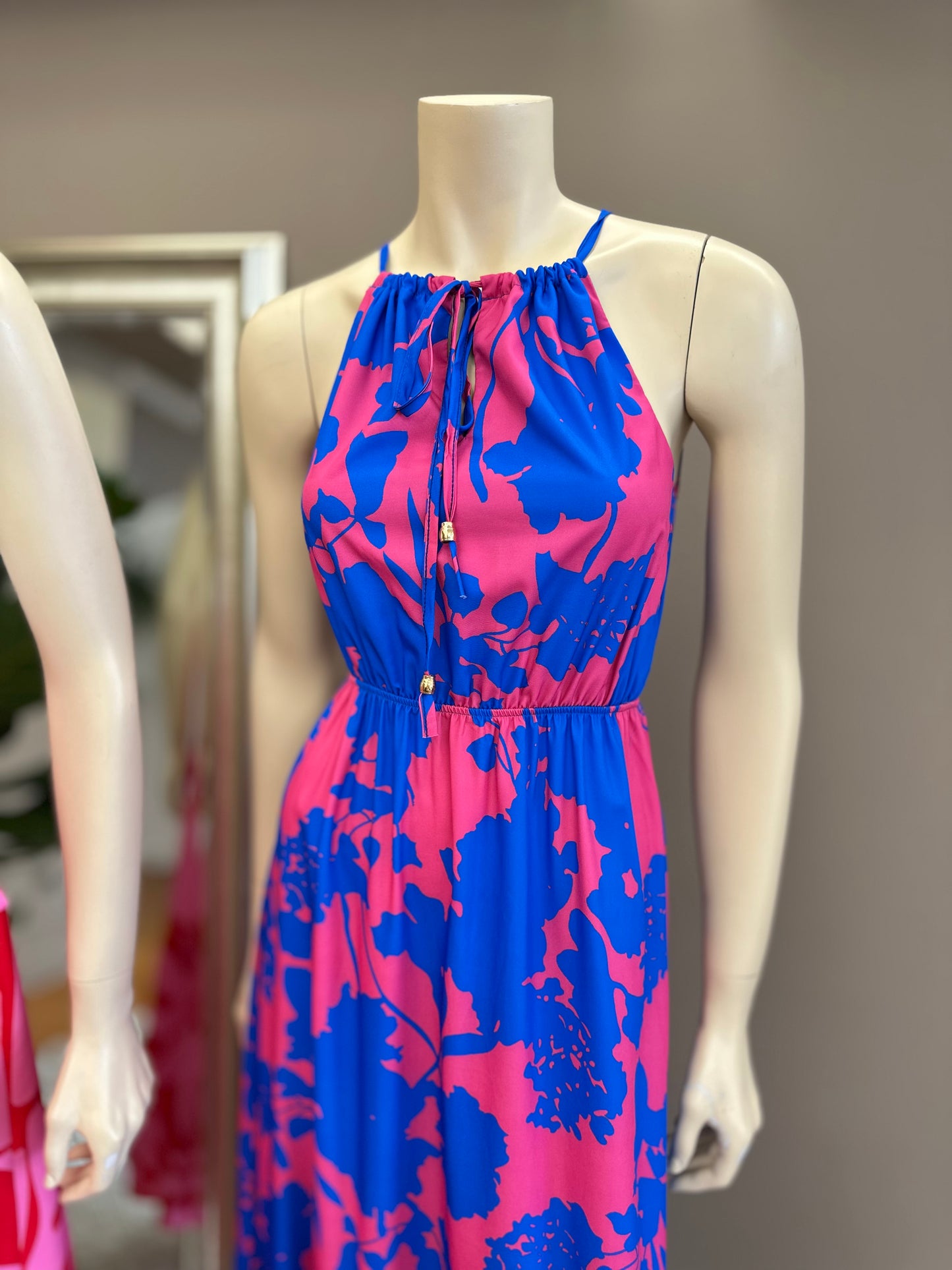 Vestido Flora Azul