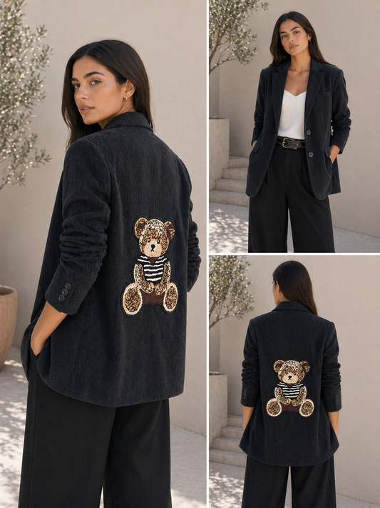 Blazer Teddy Negro
