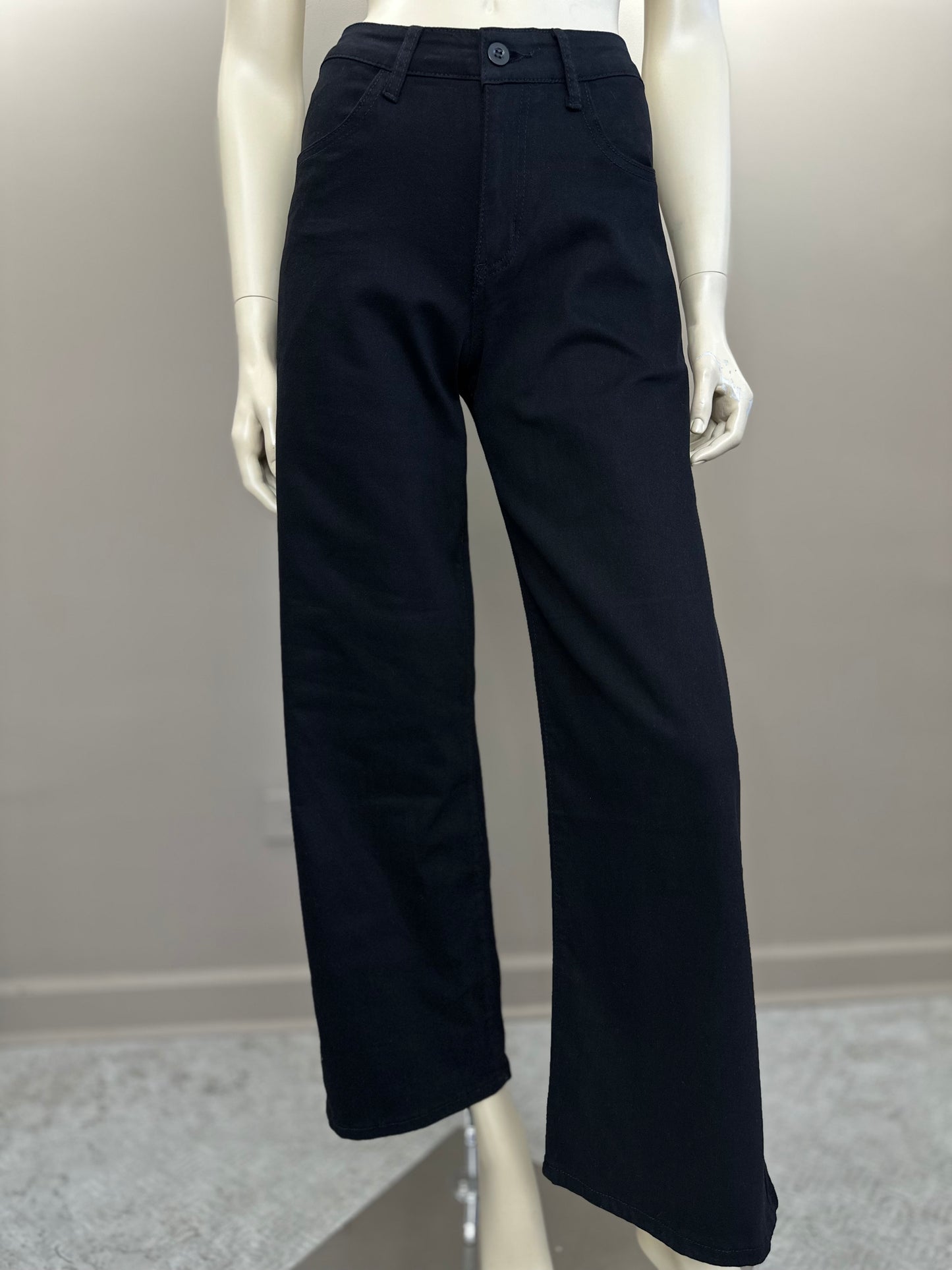 Jeans Mezclilla Elasticada Negro - Diseño Italiano