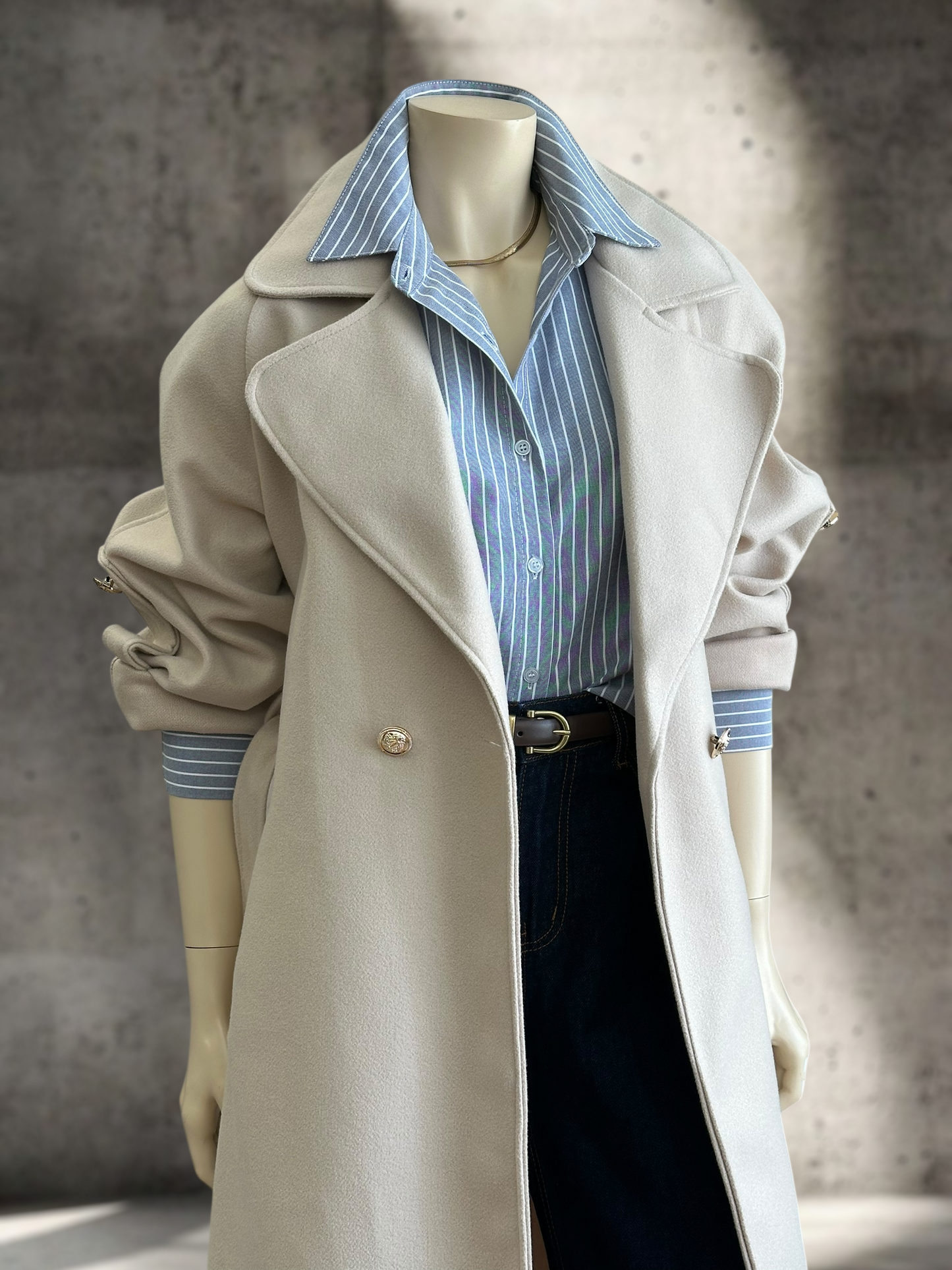 Abrigo Italiano Firenze Beige