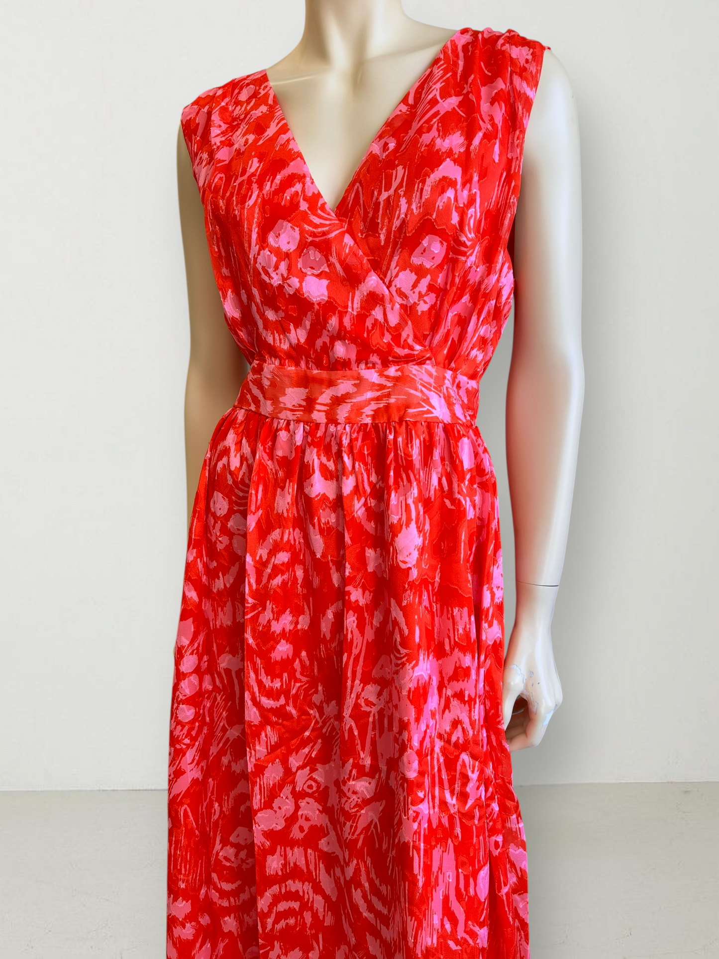 Vestido Estampado Rojo