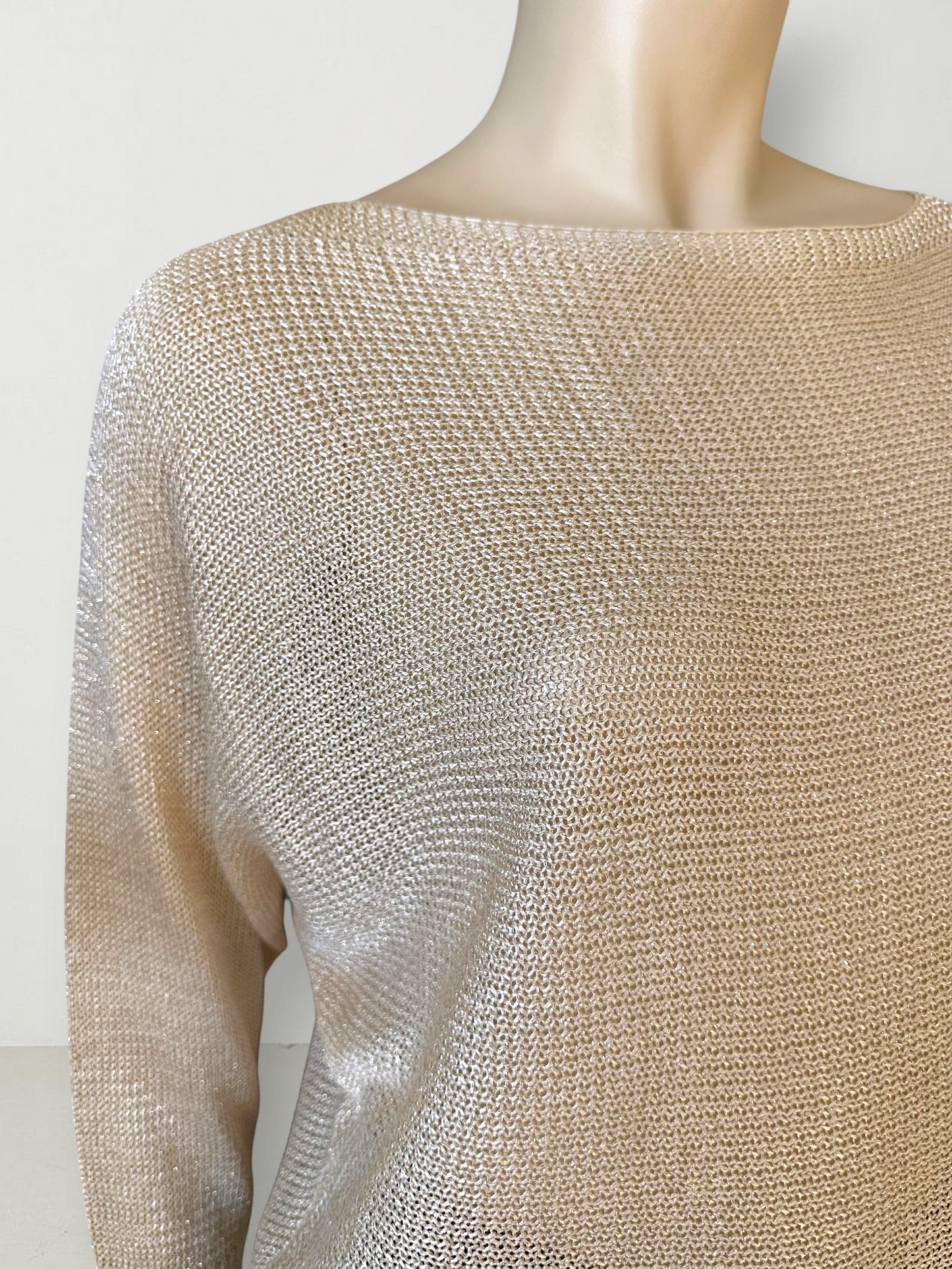 Sweater Hilo Lurex Beige