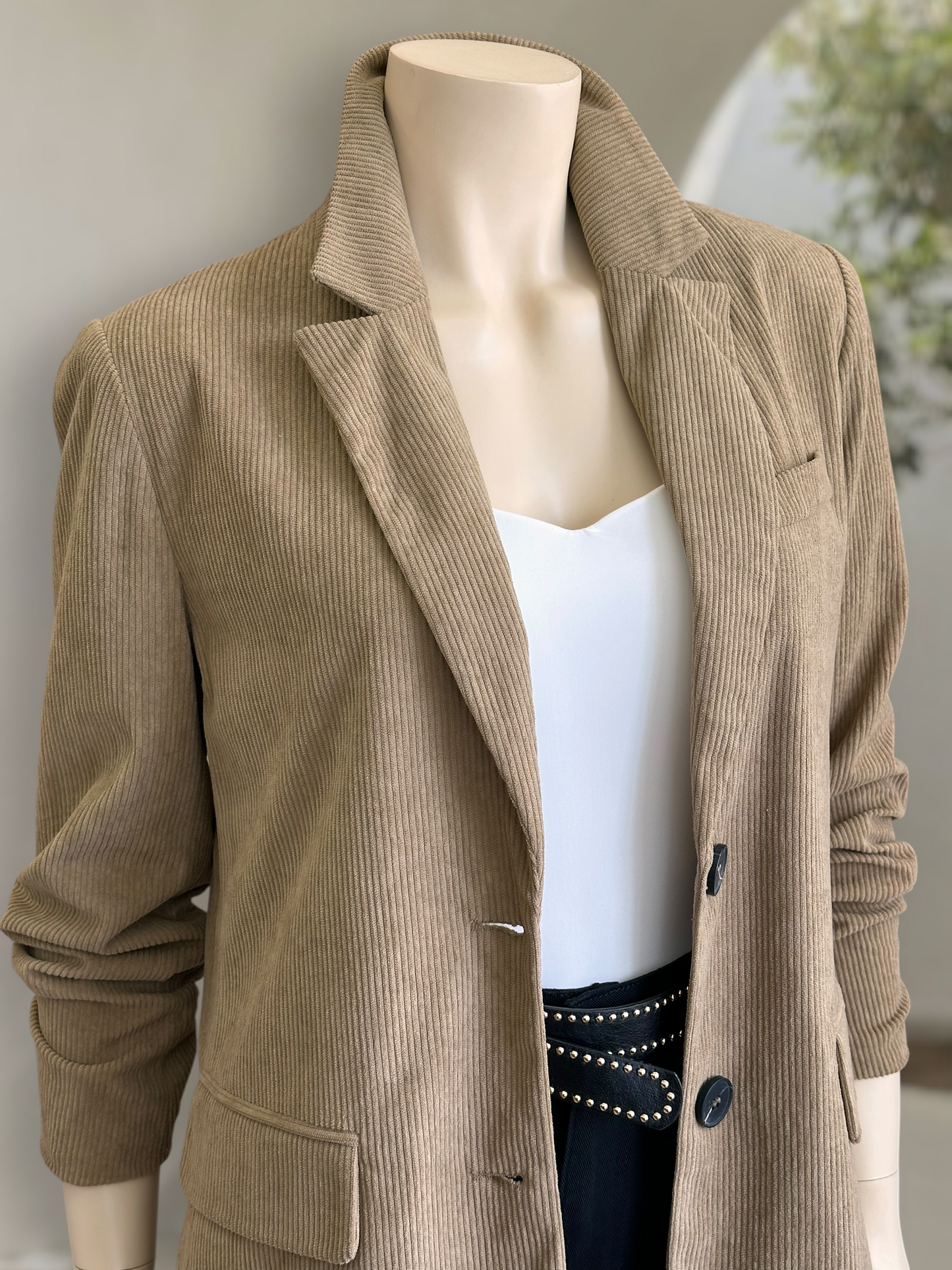 Blazer Teddy Camel